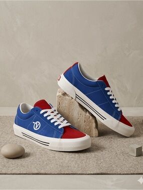 Vans Anaheim Factory SID DX OG Blue Red W7.5 VN0A4BTXXIB NIB